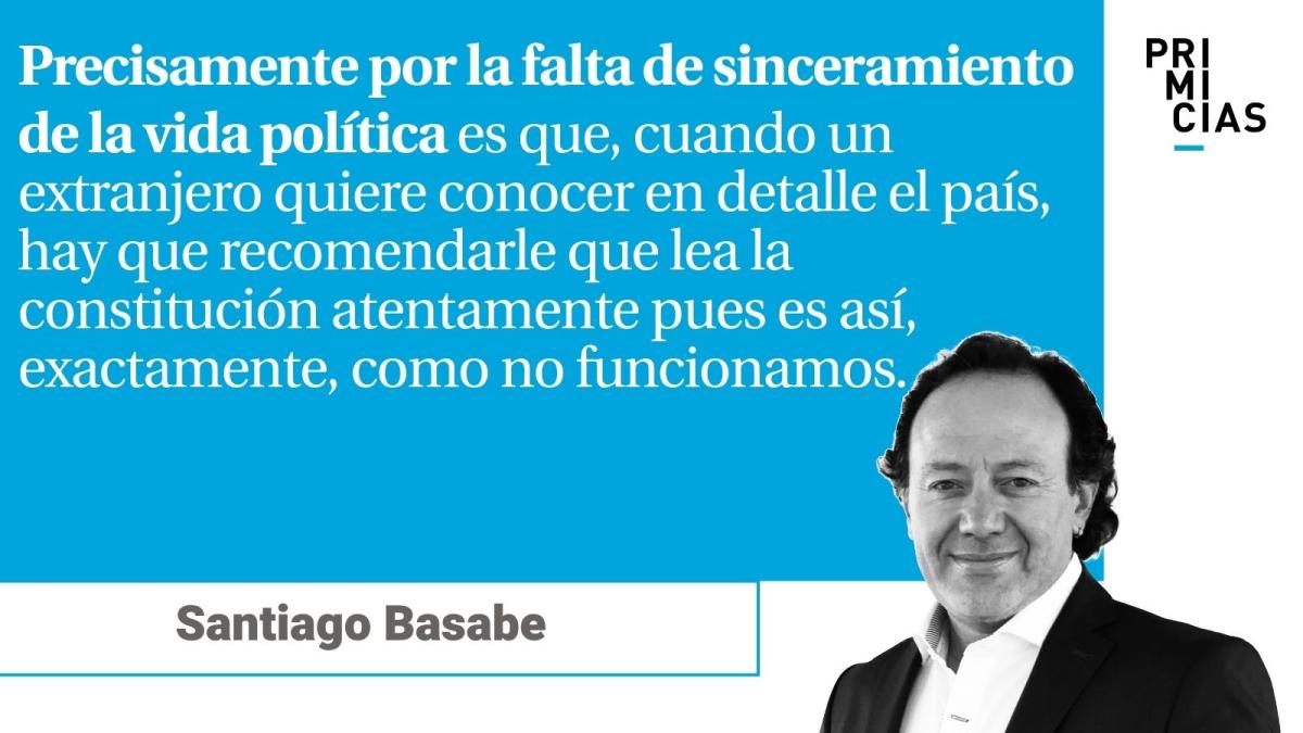 Sinceremos la vida política. Nos irá mejor