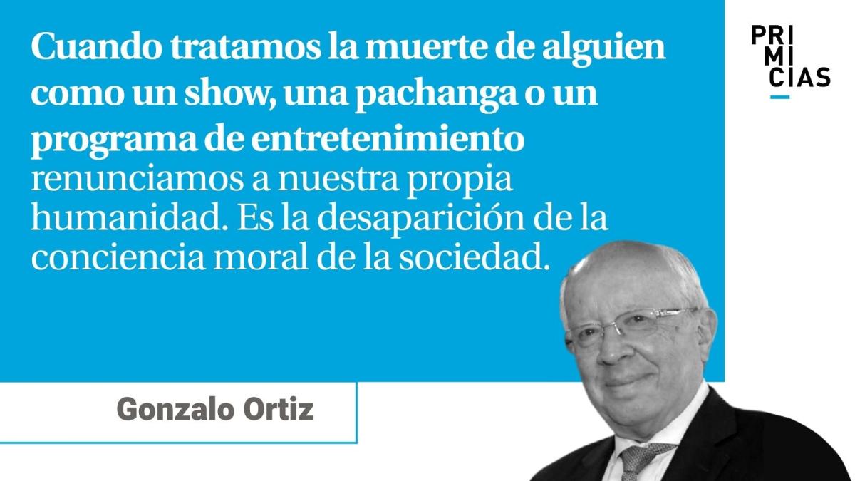 El hundimiento (de la conciencia moral en Estados Unidos) se transmitirá en vivo