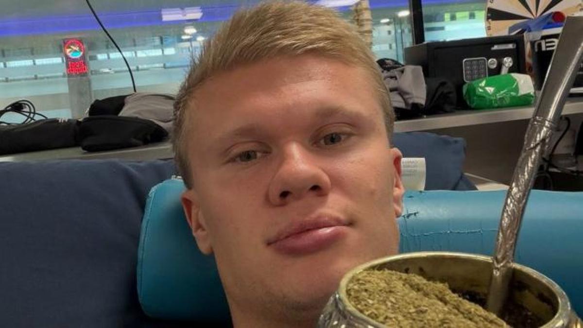¿Por qué Haaland toma mate? El insólito agradecimiento del goleador noruego a sus amigos argentinos